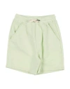 NUPKEET NUPKEET TODDLER BOY SHORTS & BERMUDA SHORTS LIGHT GREEN SIZE 4 COTTON