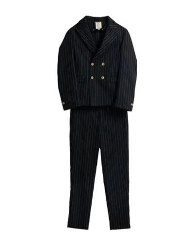 Nupkeet Babies'  Toddler Boy Suit Black Size 4 Polyester, Viscose, Elastane