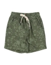 NUPKEET NUPKEET TODDLER GIRL SHORTS & BERMUDA SHORTS MILITARY GREEN SIZE 6 COTTON