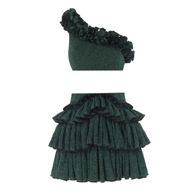 Nur Karaata Bellano Alexis Sparkle Green Set