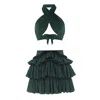 Nur Karaata Bellano Sparkle Green Set