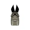 Nur Karaata Gold / Black Alcazar Top & Skirt Set In Gold/black