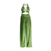 Nur Karaata Green Gigi Pant & Top Set In Green