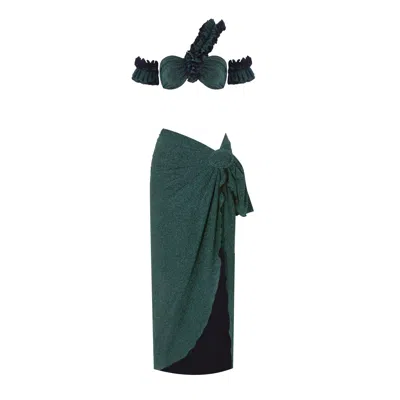 Nur Karaata Lilou Luna Sparkle Green Set