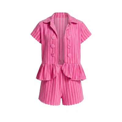 Nur Karaata Miami Muse Pink Short Set