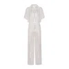 Nur Karaata White Shellona Long Set In White
