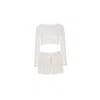 Nur Karaata White Sophie Mini Set In White