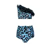 Nur Karaata Women's Alexis Blue Leo Bikini Set In Blue