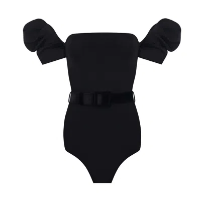 Nur Karaata Women's Black Costa Paradiso Swimsuit