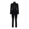 Nur Karaata Women's Black Courchevel Skisuit In Black