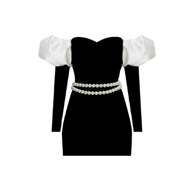 Nur Karaata Women's Black Hofburg Mini Dress