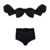 Nur Karaata Women's Black Porto Istana Bikini Set In Black