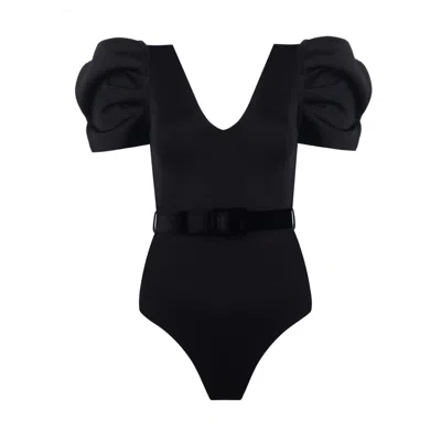 Nur Karaata Women's Black Porto Torres Swimsuit