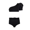 Nur Karaata Women's Black Sicily Bikini Set In Black