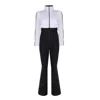 Nur Karaata Women's Black / White Meribel Skisuit In Black/white