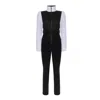 Nur Karaata Women's Black / White St Anton Skisuit In Black/white