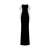 Nur Karaata Women's Black Windsor Gown In Black
