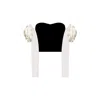 Nur Karaata Women's Black Windsor Top In Black