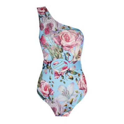 Nur Karaata Women's Blue Bego Blu Swimsuit