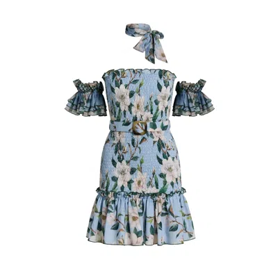 Nur Karaata Women's Blue Breeze Belle Dress