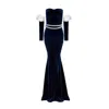 Nur Karaata Women's Blue Grand Duchess Dress In Blue