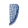 Nur Karaata Women's Blue Lily Bleu Blanc Cover Up In Blue