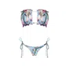 Nur Karaata Women's Blue Sun Blu Bikini Set In Blue