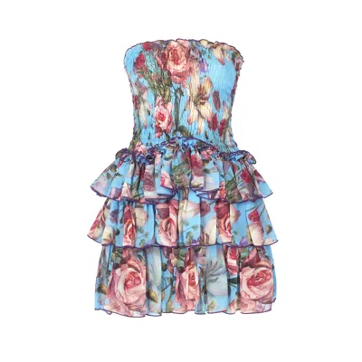 Nur Karaata Women's Blue Vinca Blu Dress