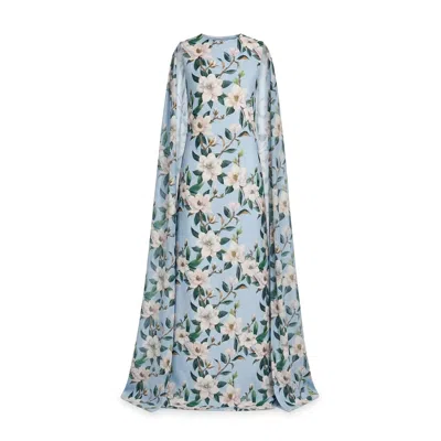 Nur Karaata Women's Blue Whisper Wind Gown