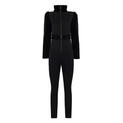 Nur Karaata Women's Cheval Blanc Black Skisuit
