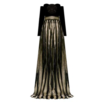 Nur Karaata Women's Gold Addington Gown