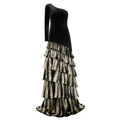Nur Karaata Women's Gold Baltimore Gown