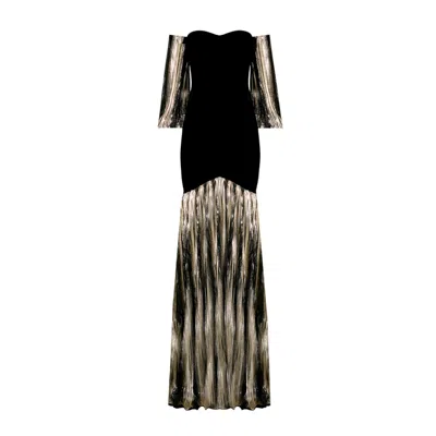 Nur Karaata Women's Gold Bastille Gown