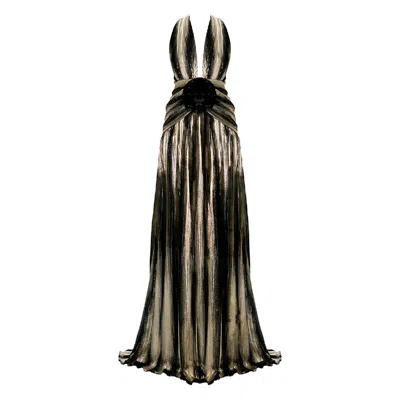 Nur Karaata Women's Gold Louvre Palace Gown