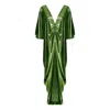Nur Karaata Women's Green Anantara Cover Up In Green