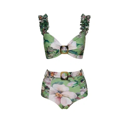 Nur Karaata Women's Green Seabreeze Bikini