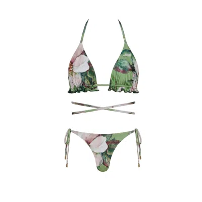 Nur Karaata Women's Green Windkiss Bikini