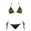Nur Karaata Women's Ivy Green  Bikini In Green
