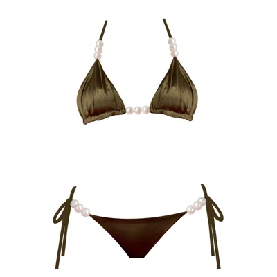 Nur Karaata Women's Ivy Green  Bikini