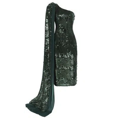 Nur Karaata Women's Kunzite Green Dress