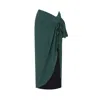 Nur Karaata Women's Luna Sparkle Green Skirt In Green