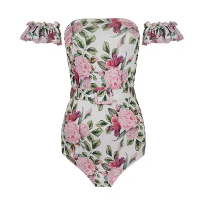 NUR KARAATA WOMEN'S MARIGOLD ROSE SWIMSUIT