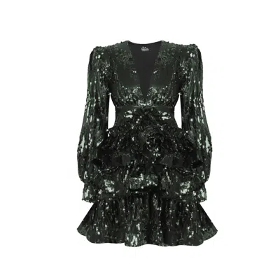Nur Karaata Women's Morgonite Green Dress