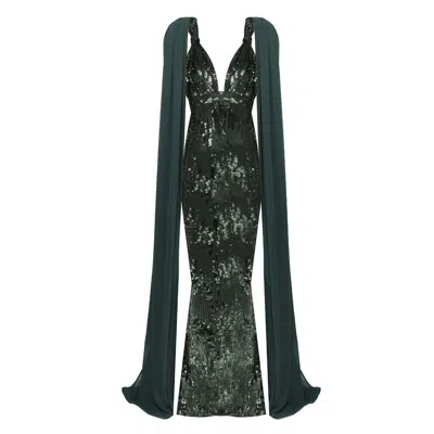 Nur Karaata Women's Peridot Green Dress