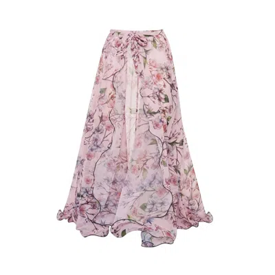 Nur Karaata Women's Pink Heirloom Skirt