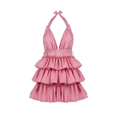 Nur Karaata Women's Pink / Purple Bellano Pink Dress In Pink/purple
