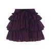Nur Karaata Women's Pink / Purple Bellano Sparkle Purple Skirt