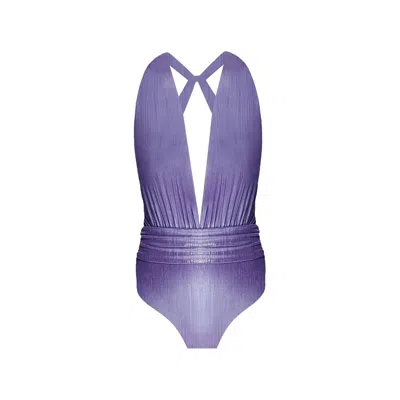 Nur Karaata Women's Pink / Purple Dream Purple Swimsuit In Pink/purple
