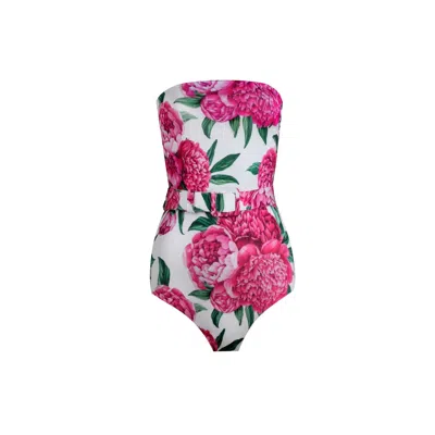 Nur Karaata Women's Pink / Purple Gladious Swimsuit In Pink/purple