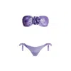 Nur Karaata Women's Pink / Purple Lou Lou's Purple Bikini Set In Pink/purple